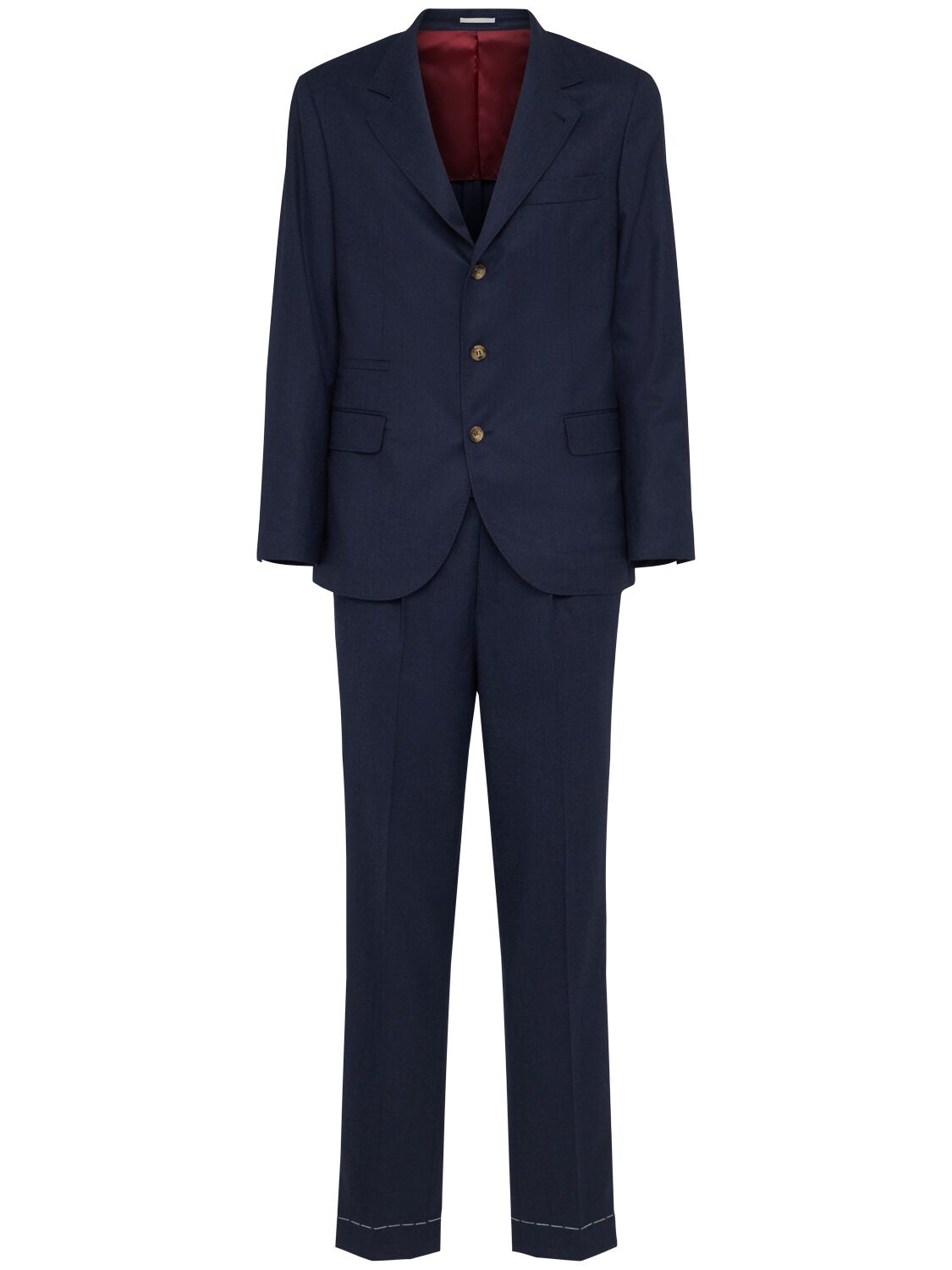 Costume En Laine À Boutonnage Simple - BRUNELLO CUCINELLI - Modalova