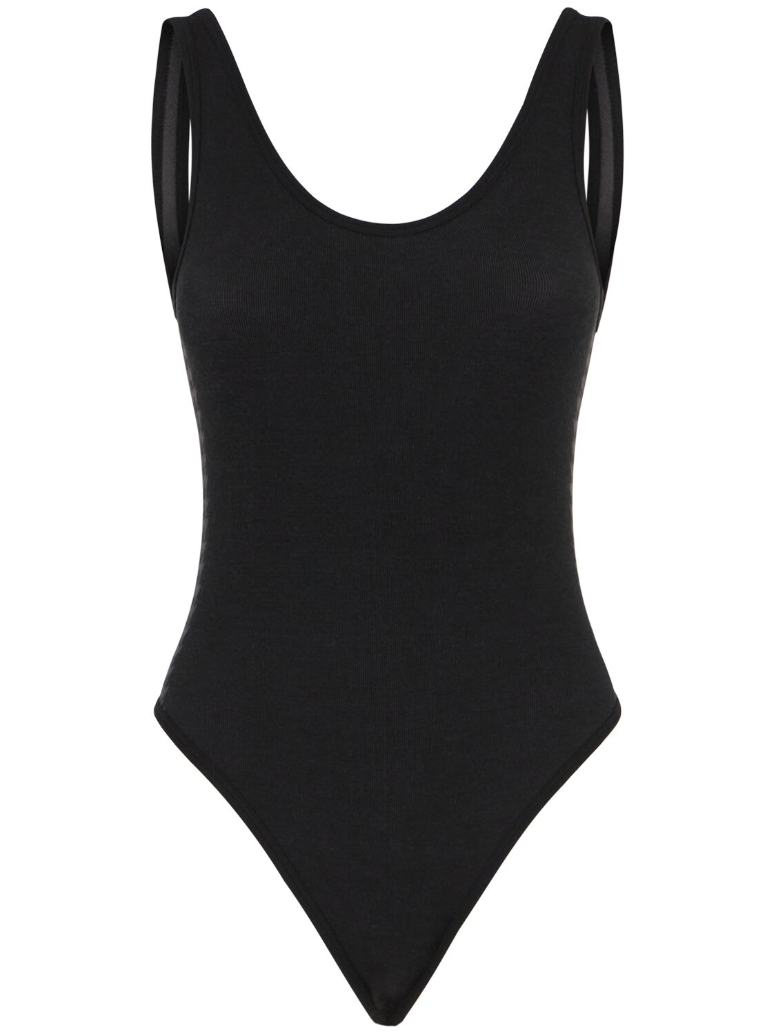 Wool Blend Bodysuit W/ Houndstooth