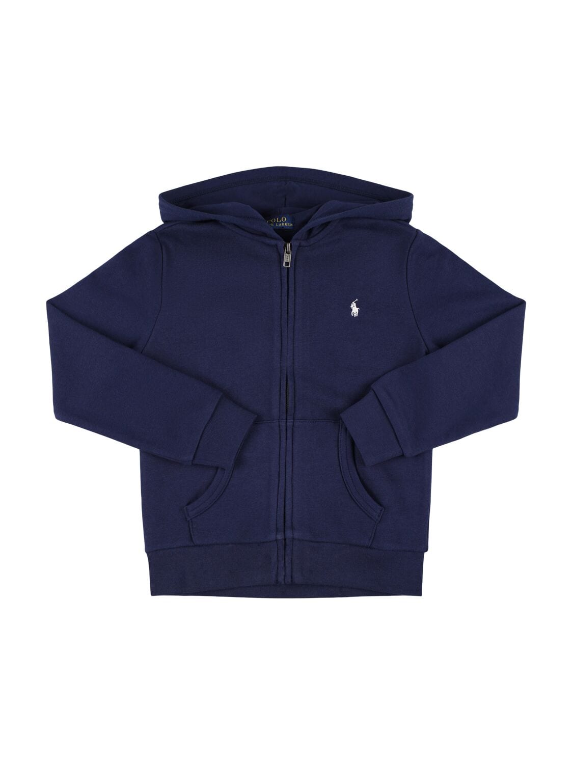 Logo Cotton Blend Zip-up Hoodie