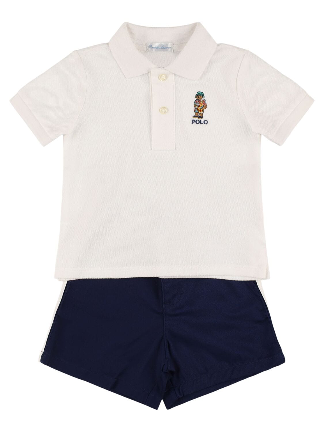 Cotton Piquet Polo Shirt & Shorts