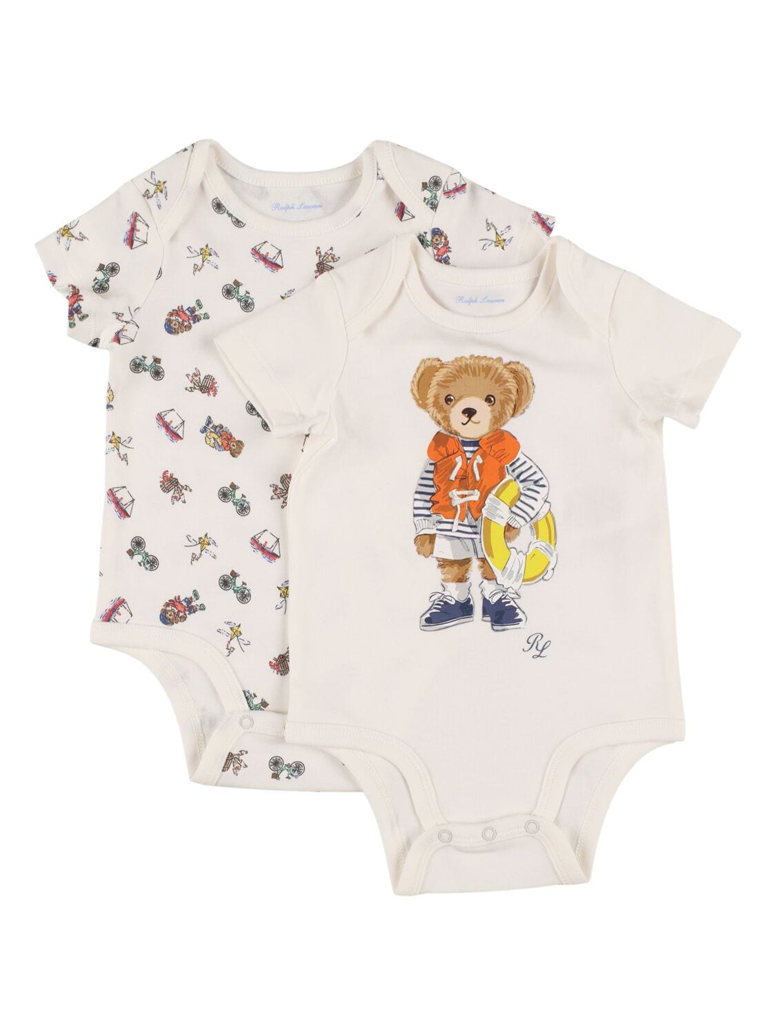 Set Of 2 Printed Bodysuits