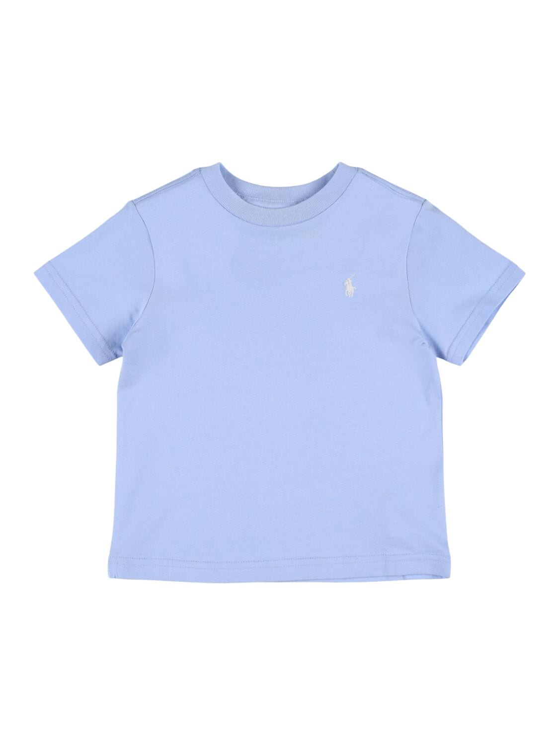 Logo Embroidered Cotton Jersey T-shirt