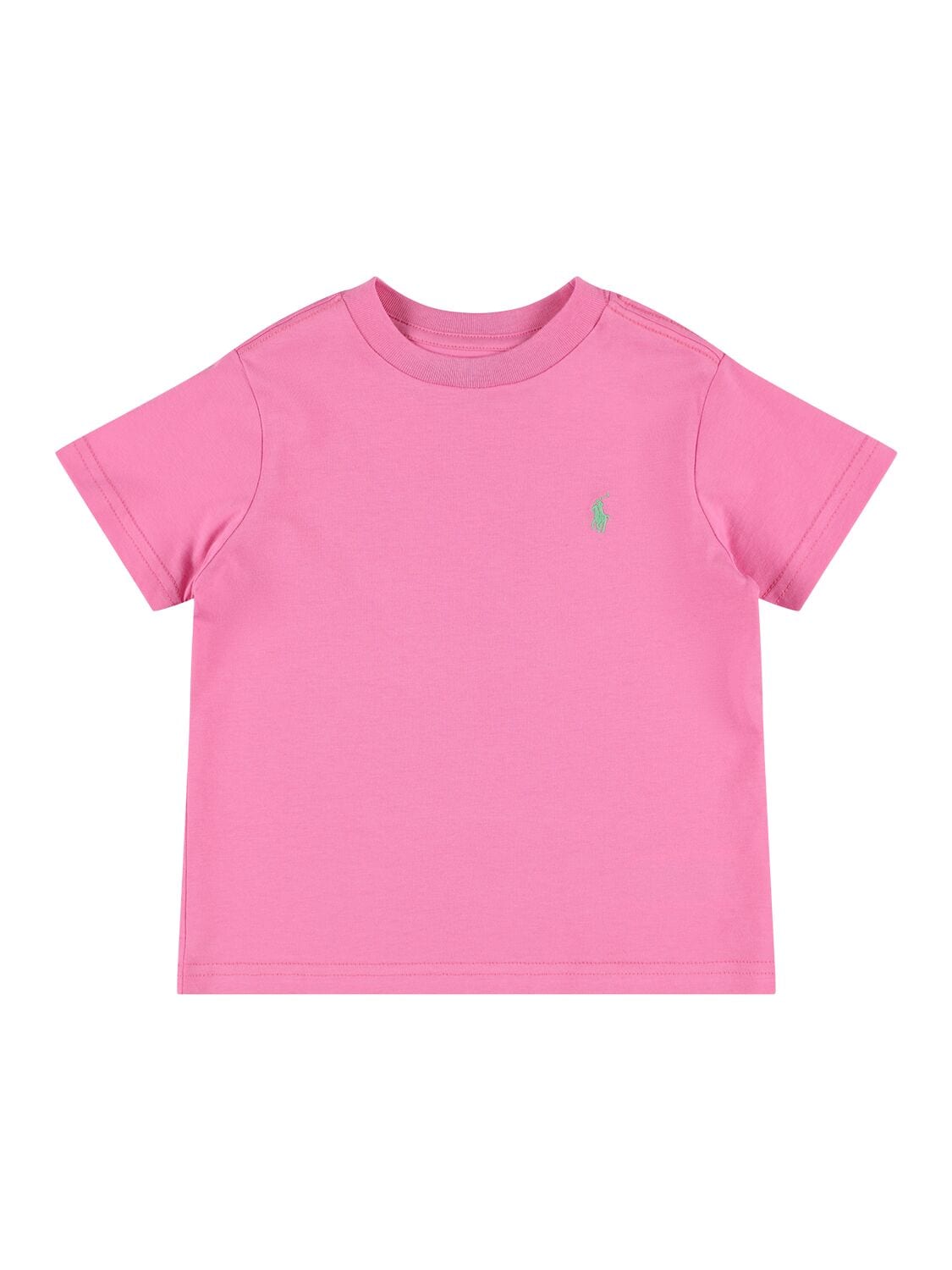 Logo Embroidered Cotton Jersey T-shirt