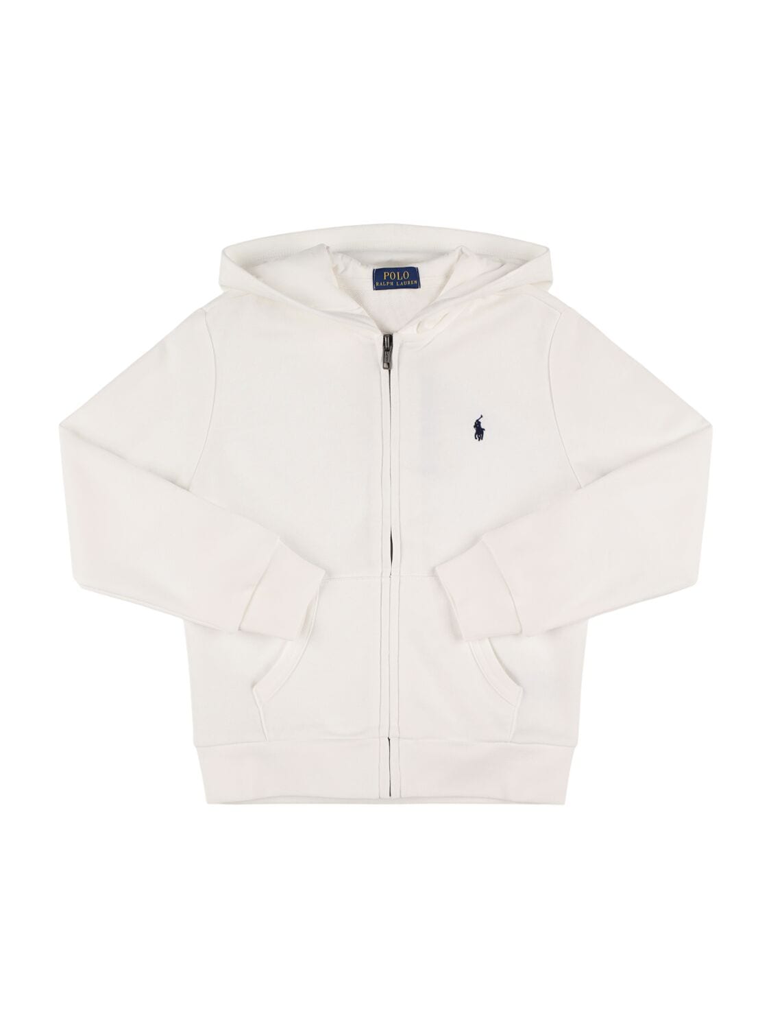 Logo Cotton Blend Zip-up Hoodie