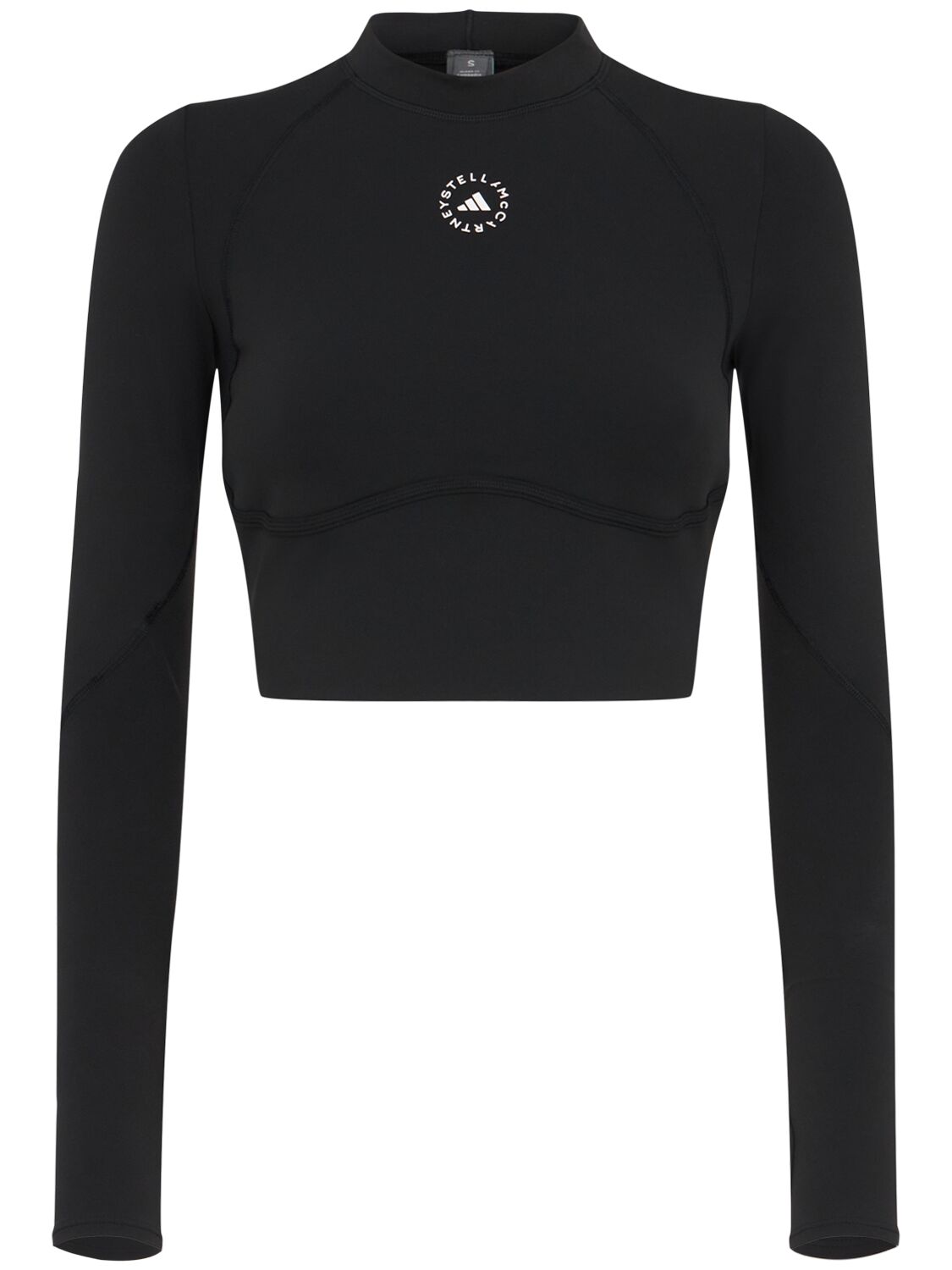 Adidas By Stella Mccartney True Strength Recycled Tech Sports Top In Black