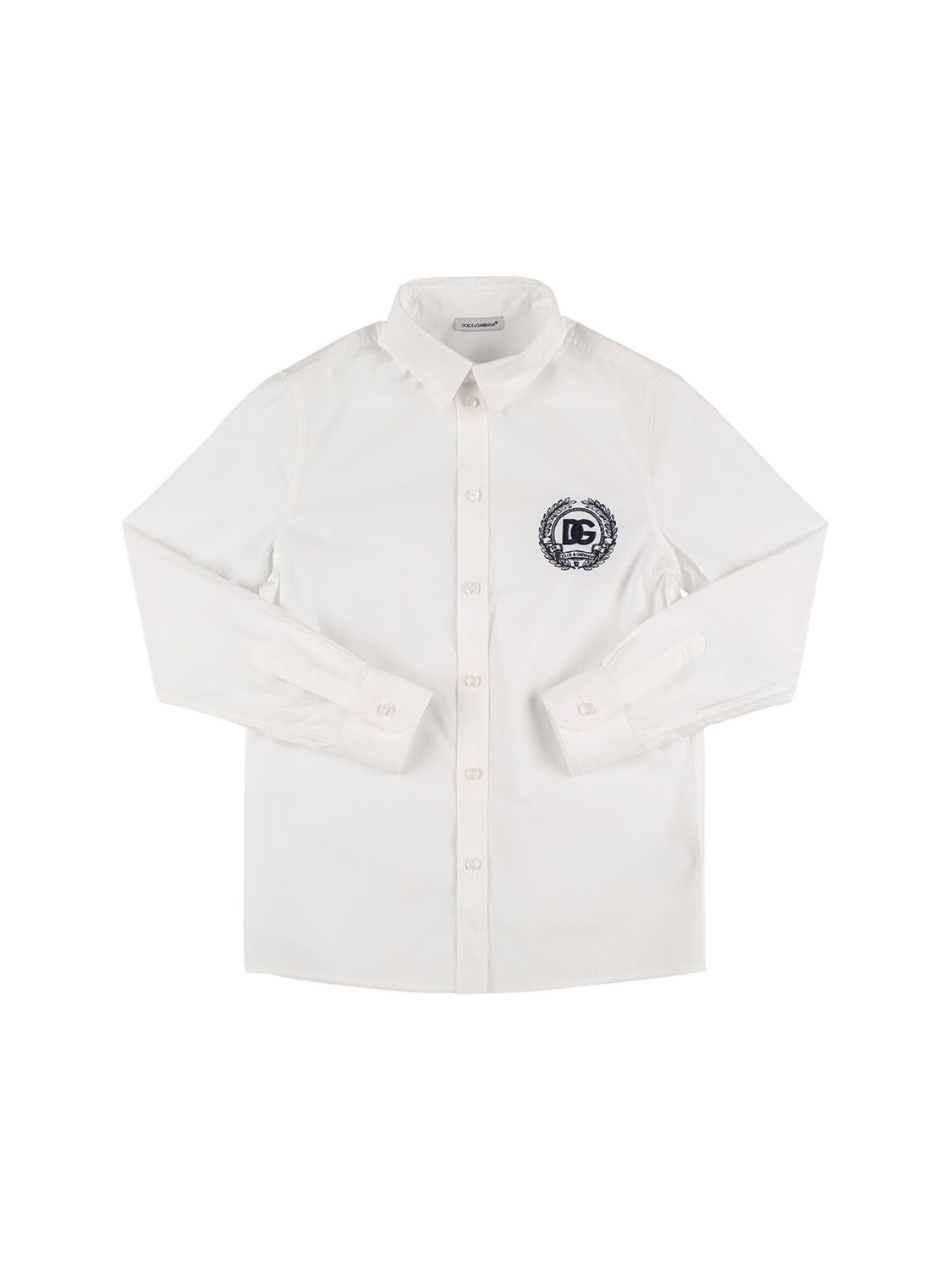 DOLCE & GABBANA Cotton Poplin Shirt W/logo