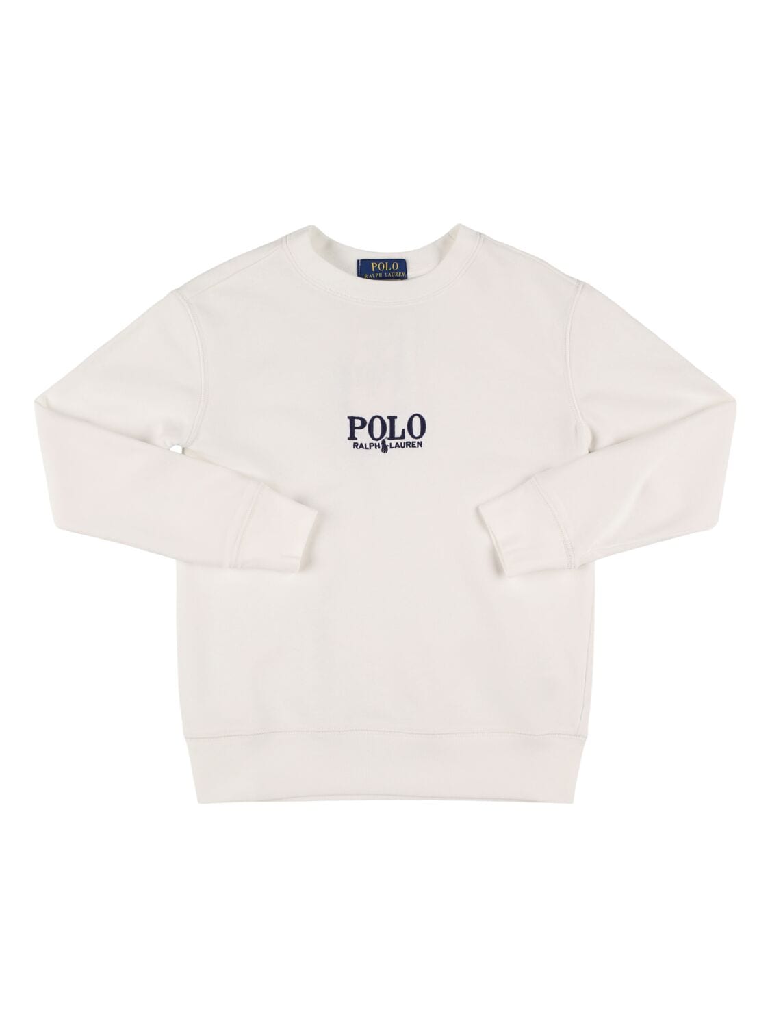 Logo Cotton Crewneck Sweatshirt