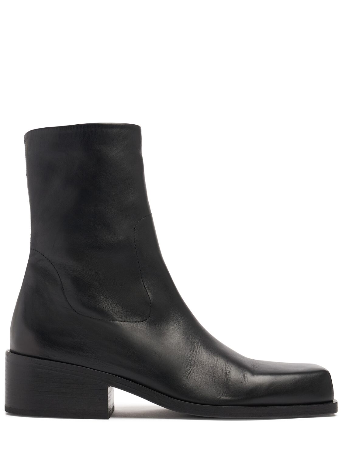 Marsèll Cassello Smooth Leather Boots In Black