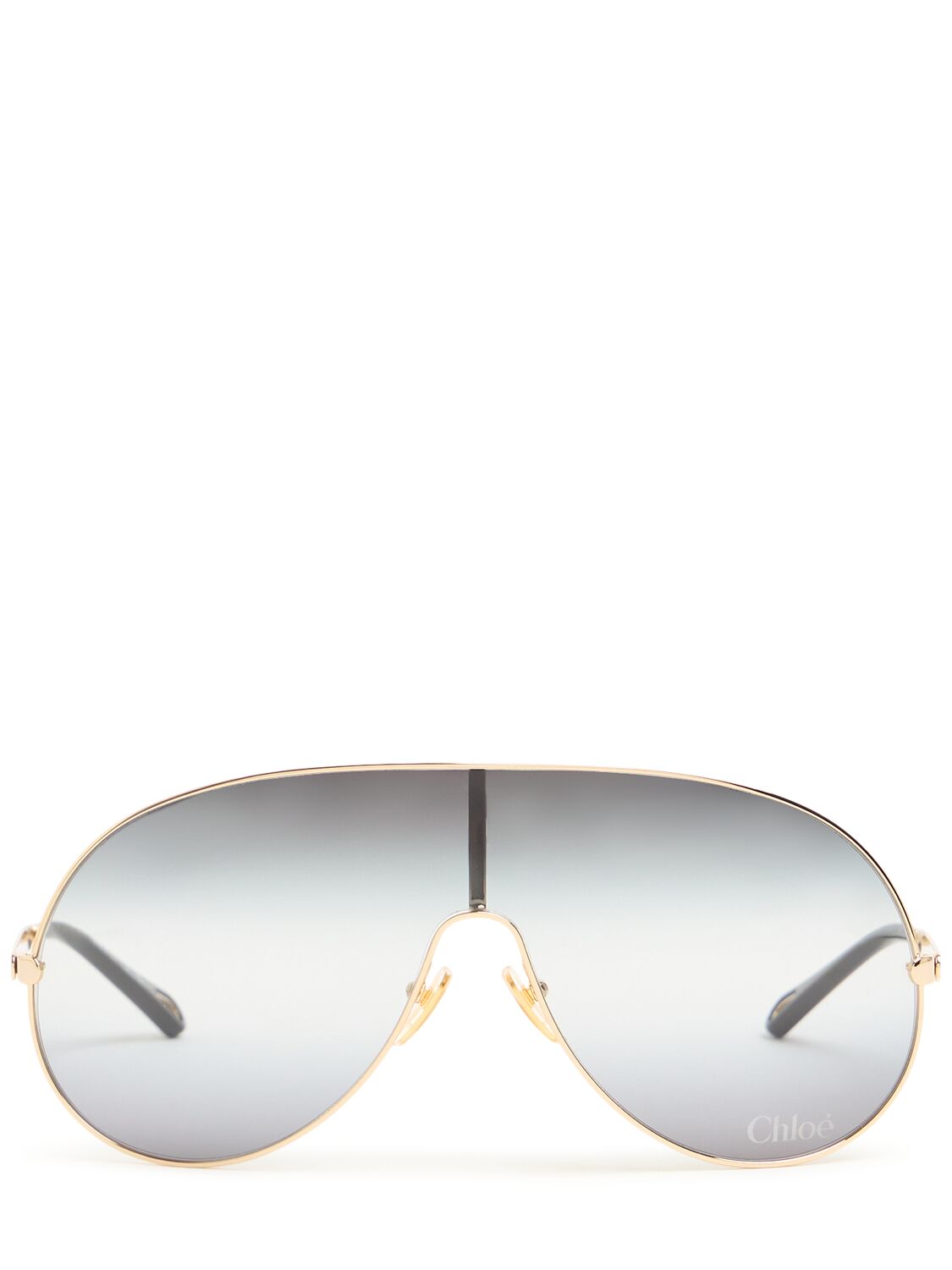 Lunettes De Soleil En Métal - CHLOÉ - Modalova