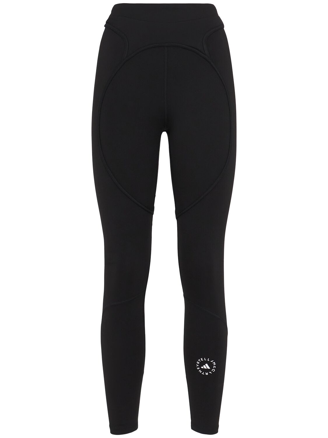 Adidas By Stella Mccartney Asmc Training Straight 7/8 Leggings In Black