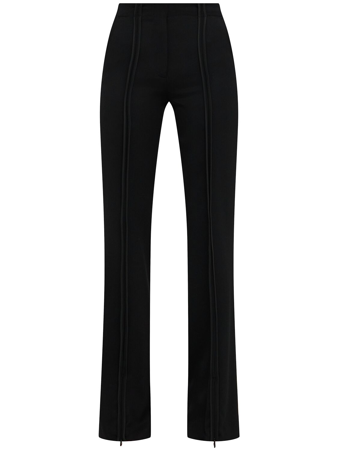 Pantalon Évasé En Gabardine De Laine Vierge - THE ATTICO - Modalova