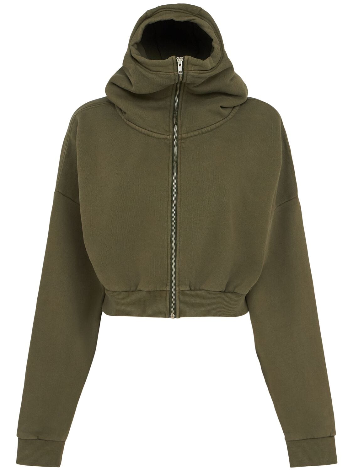 Cropped Full-zip Hoodie