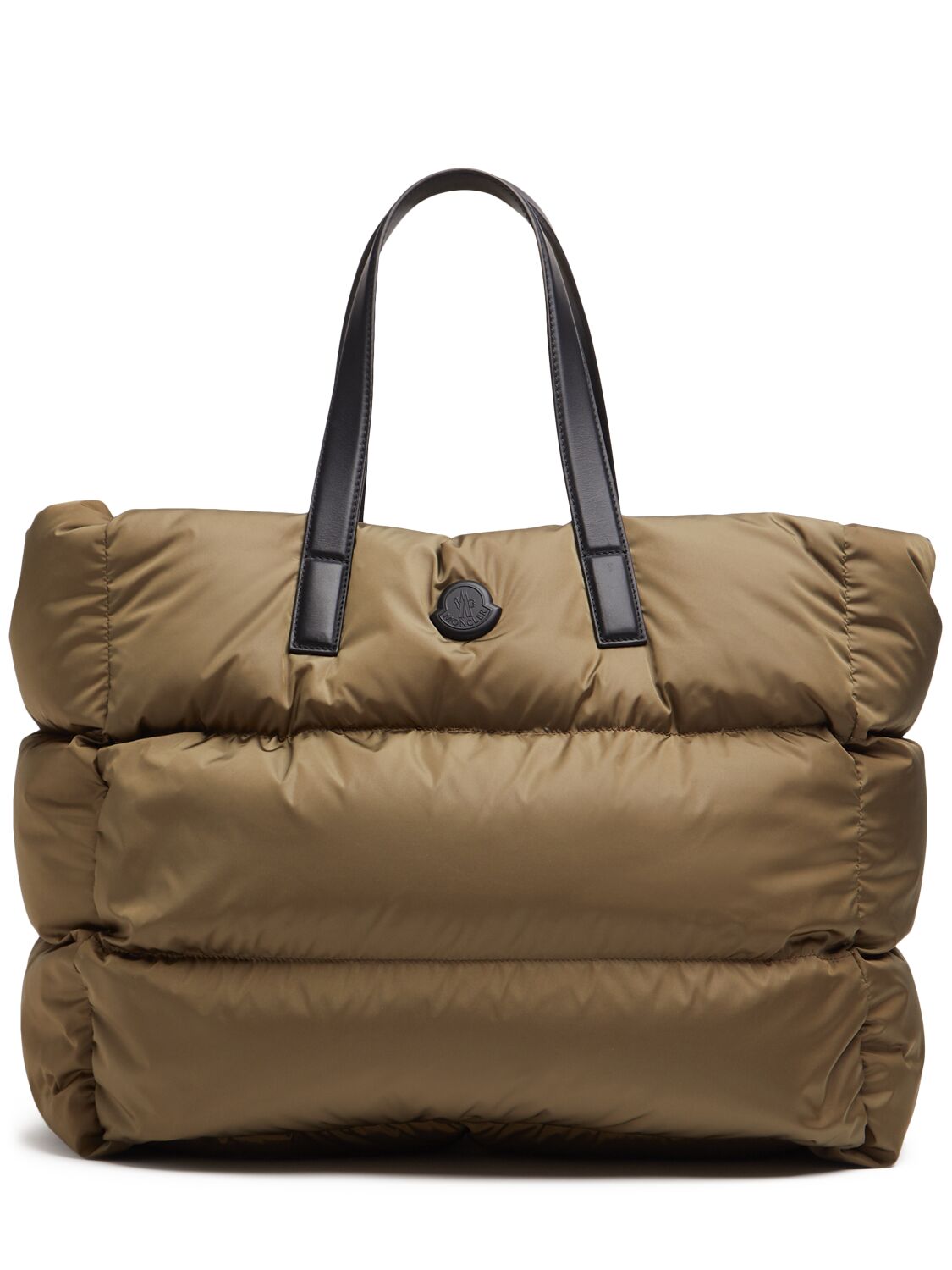 Moncler Caradoc Water Repellent Nylon Tote Bag In Green
