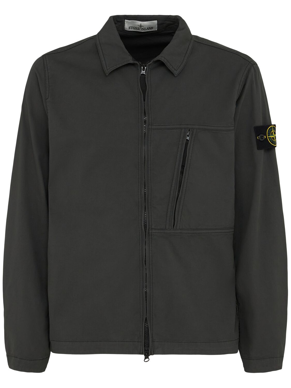 Stretch Cotton Twill Shirt