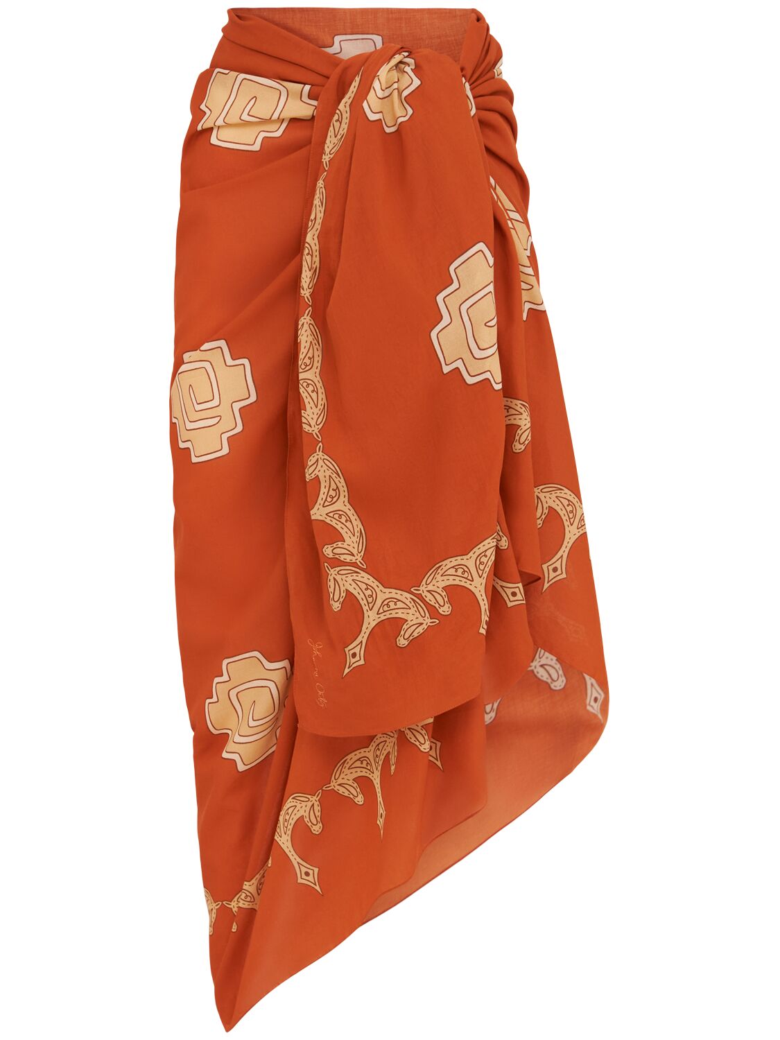 Aztec Medalions Printed Sarong