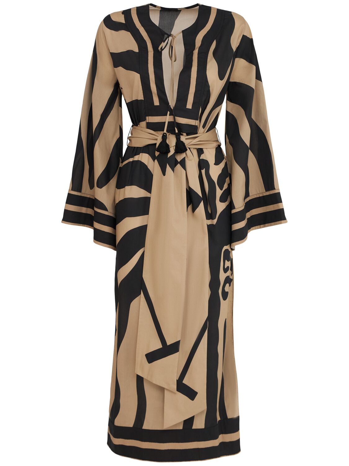Johanna Ortiz Cruiser Printed Tunic Dress In Multi