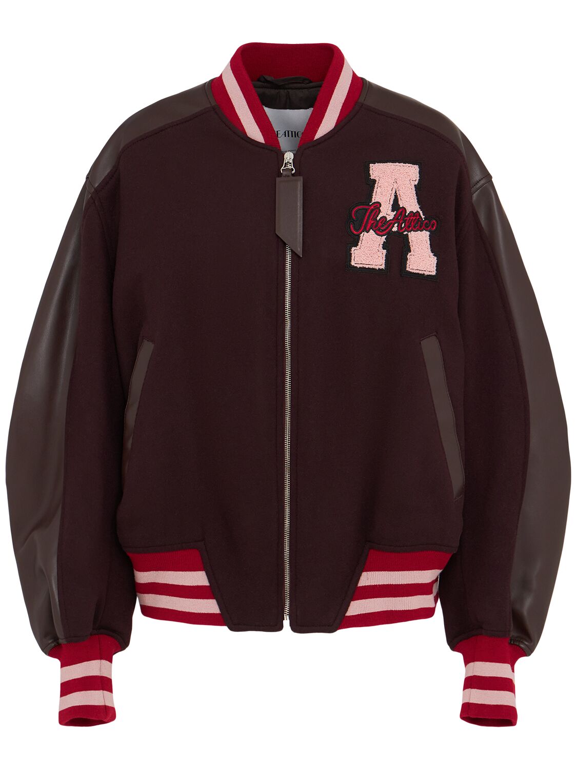 Veste Bomber En Laine Mélangée Virgin - THE ATTICO - Modalova