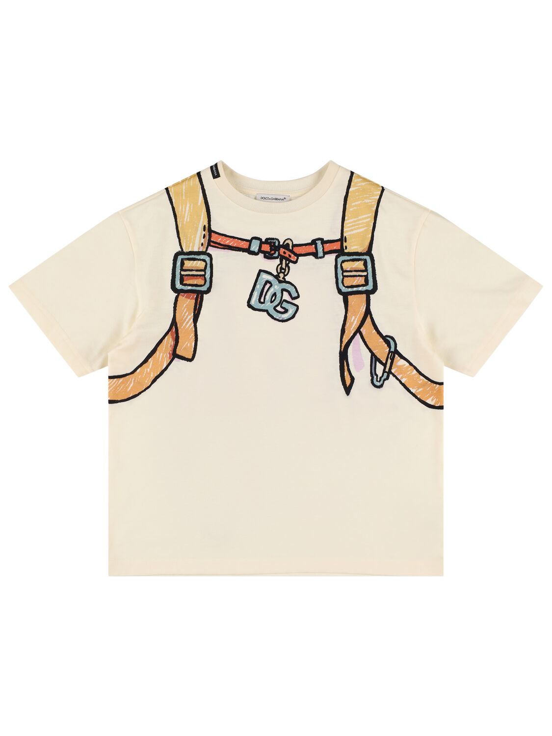 DOLCE & GABBANA Printed Cotton Jersey T-shirt