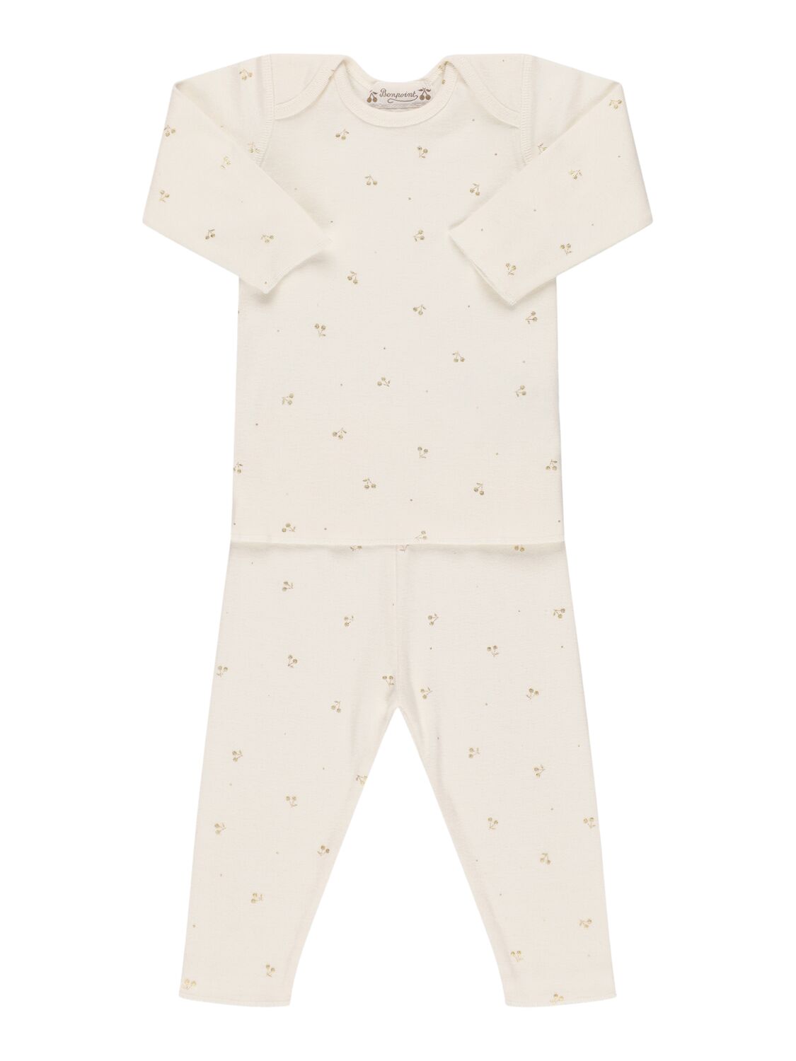 Bonpoint Cotton Jersey T-shirt & Pants In Multi