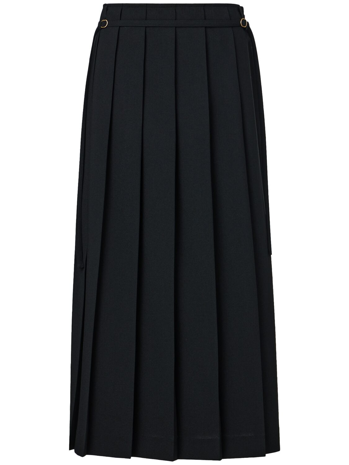 Pleated Midi Skirt
