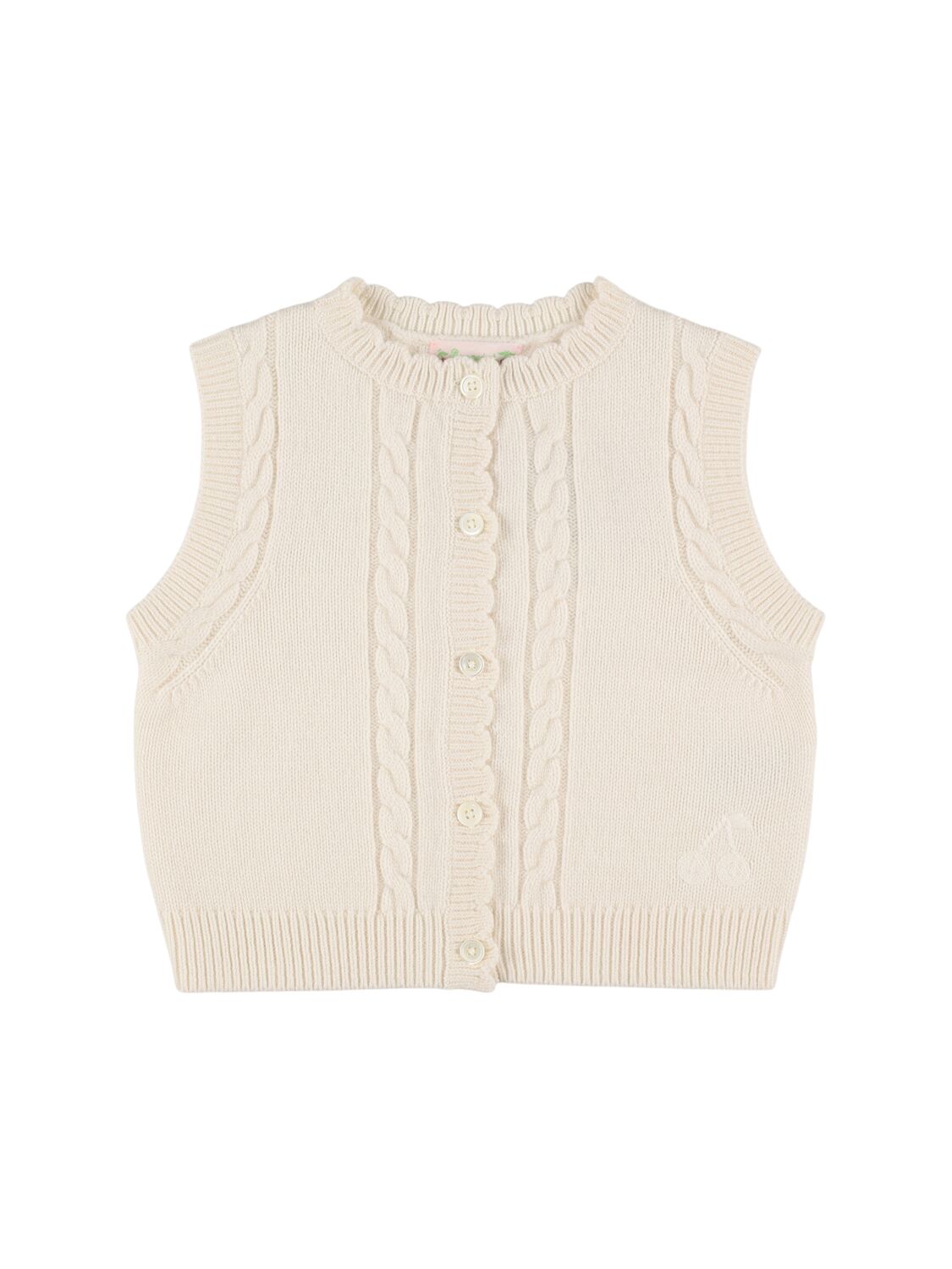 Wool Blend Knit Vest