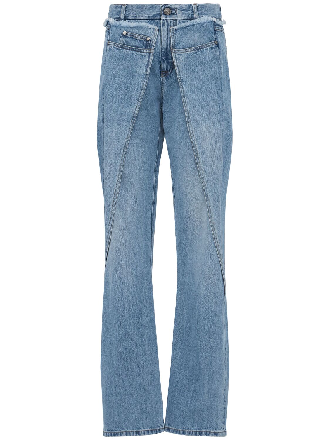 Upcycled Straight Wrap Jeans