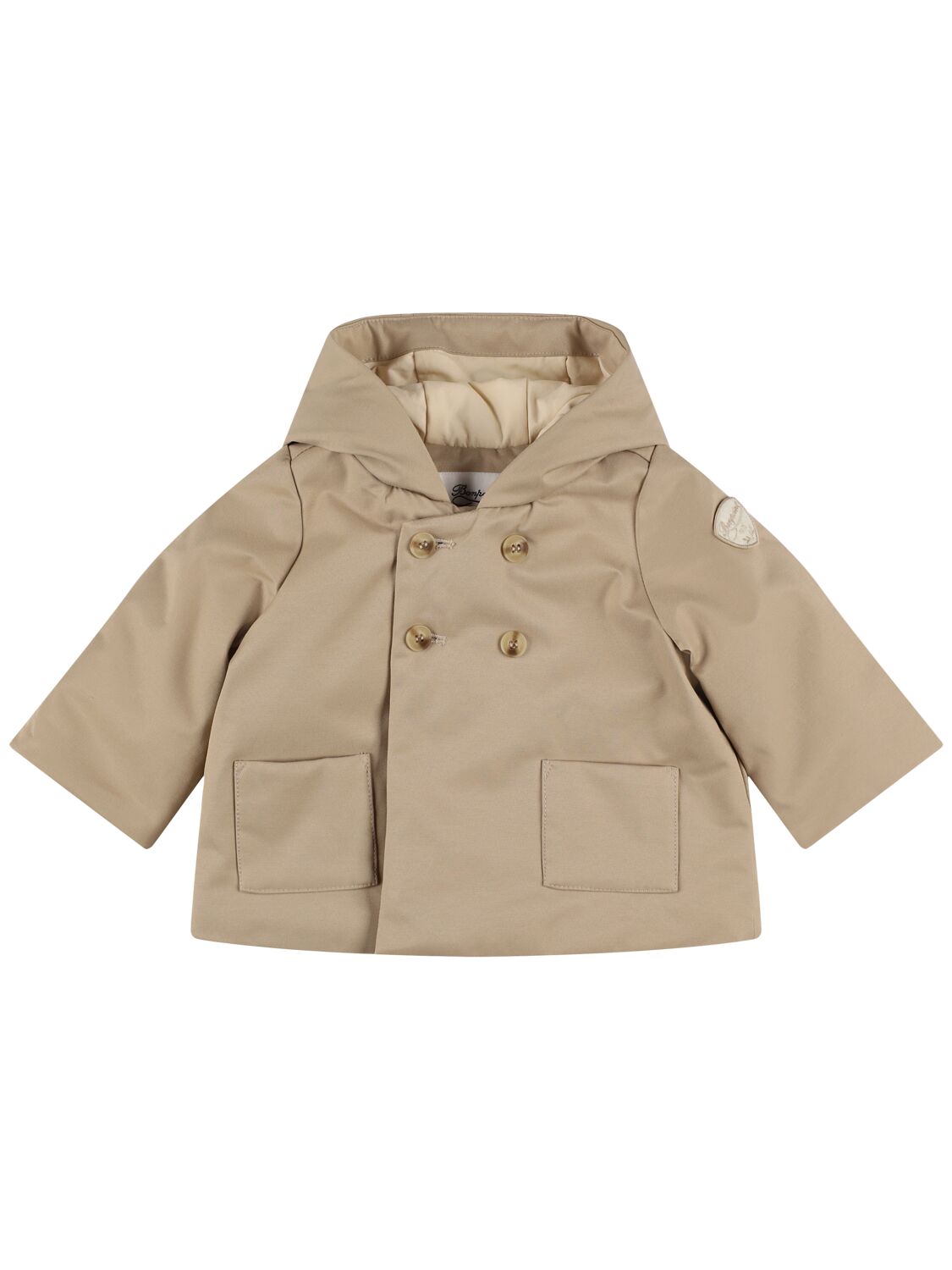 Cotton Blend Hooded Jacket