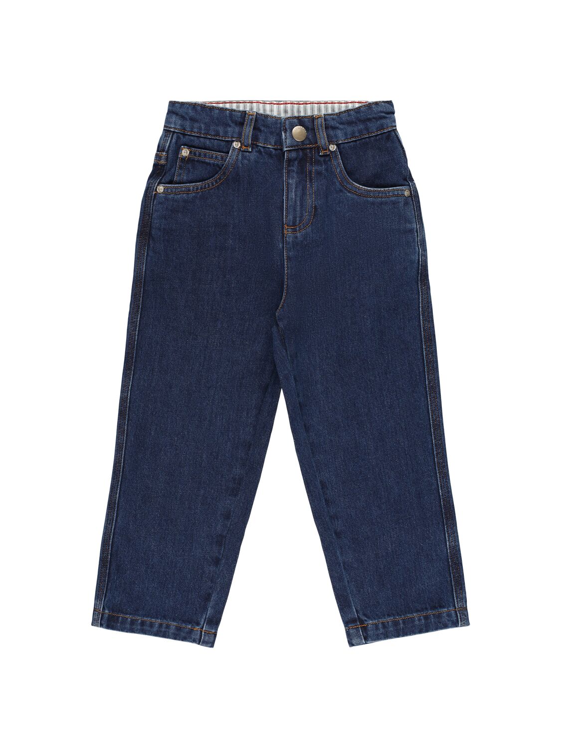 Bonpoint Cotton Jeans In Blue