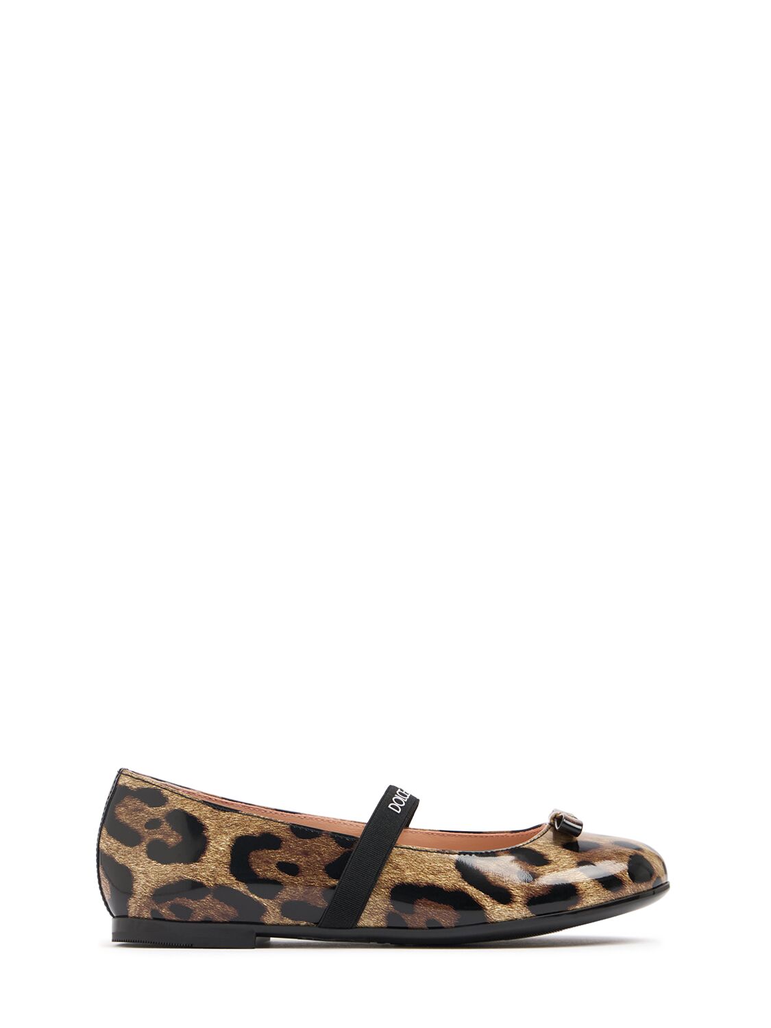 Dolce & Gabbana Patent Leather Ballerinas In Multi