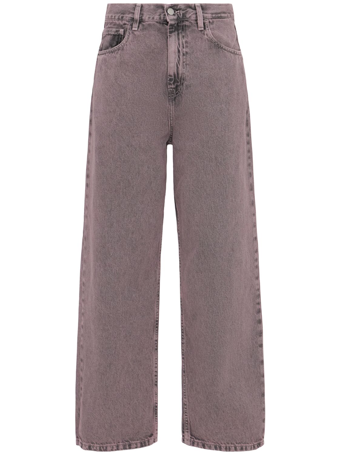 Carhartt Brandon Denim Wide Leg  Jeans In Purple