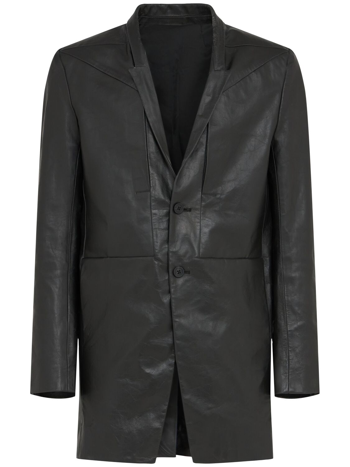 Veste En Cuir Lido - RICK OWENS - Modalova