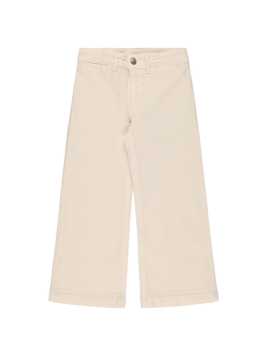 Bonpoint Stretch Cotton Pants In Yellow