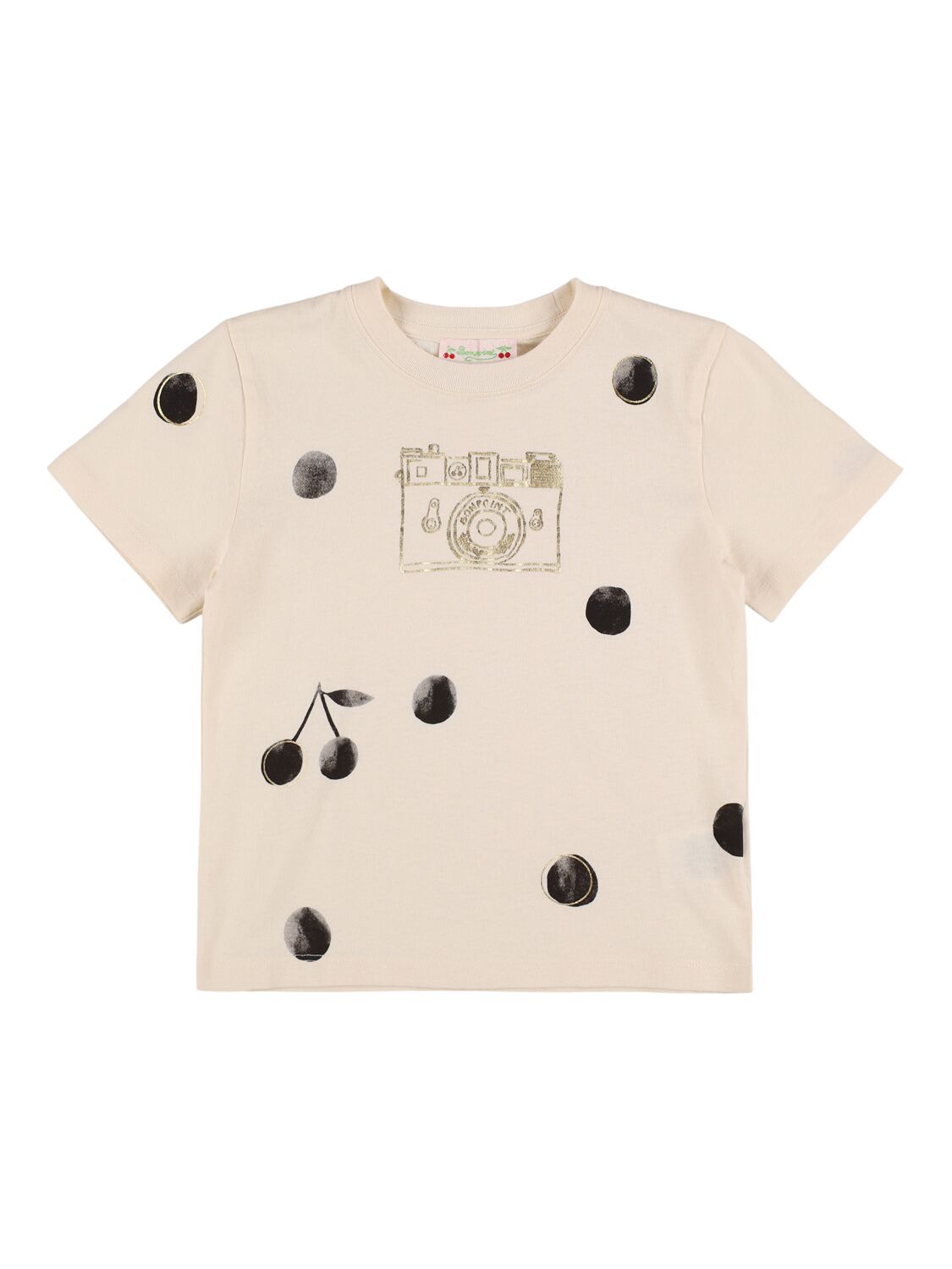 Bonpoint Printed Cotton Jersey T-shirt In Multi