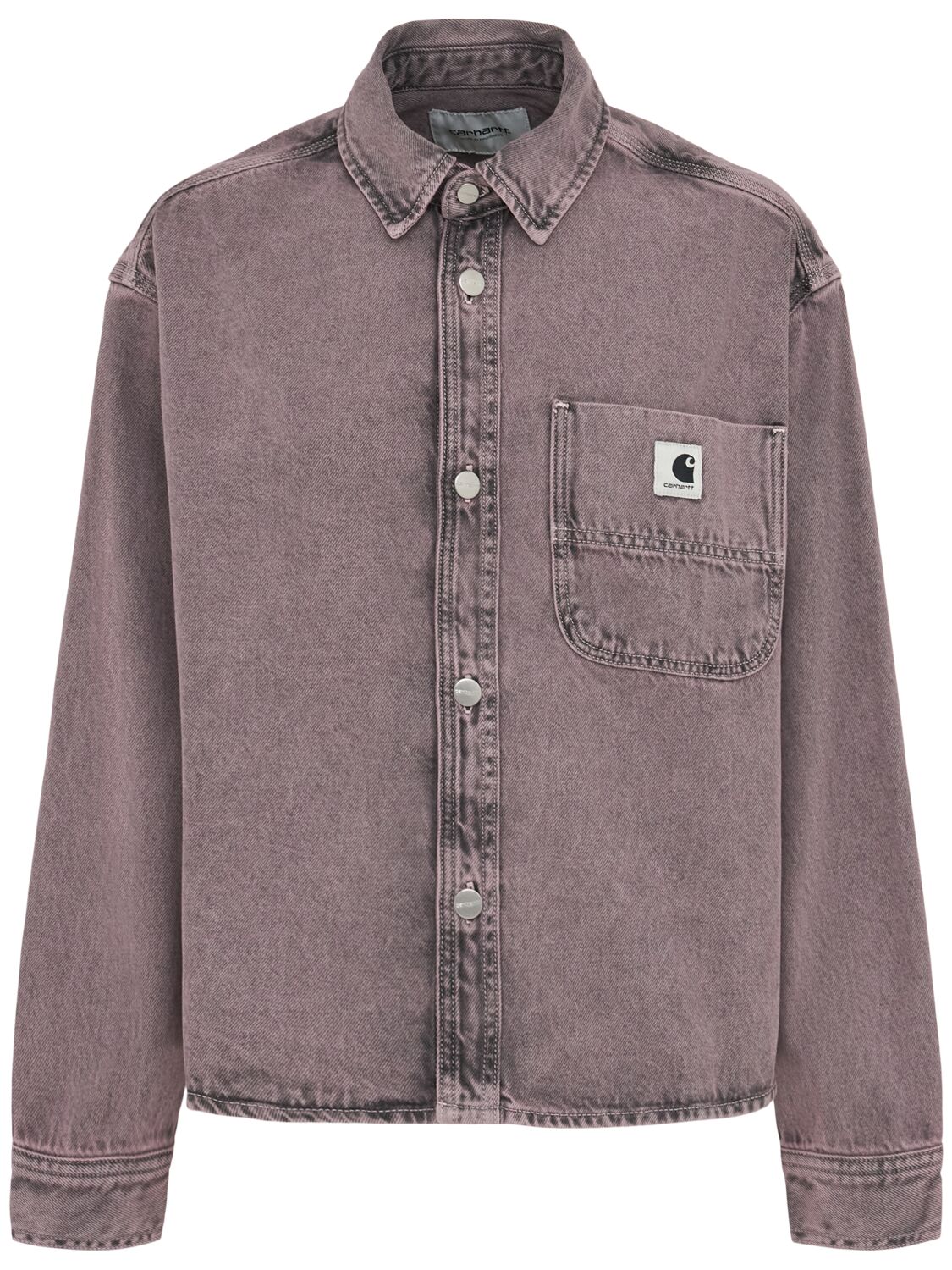 Carhartt Georgia Cotton Shirt Jacket In Purple
