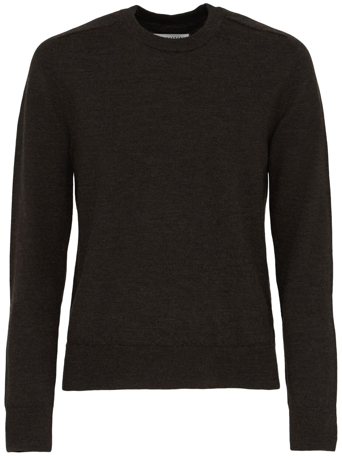 Pull En Maille Calibre 12 Avec Patchs Aux Coudes - MAISON MARGIELA - Modalova