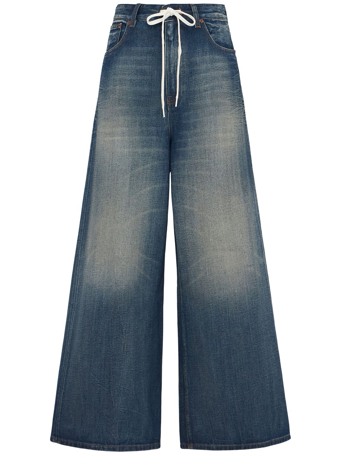 Mid Rise Wide Jeans