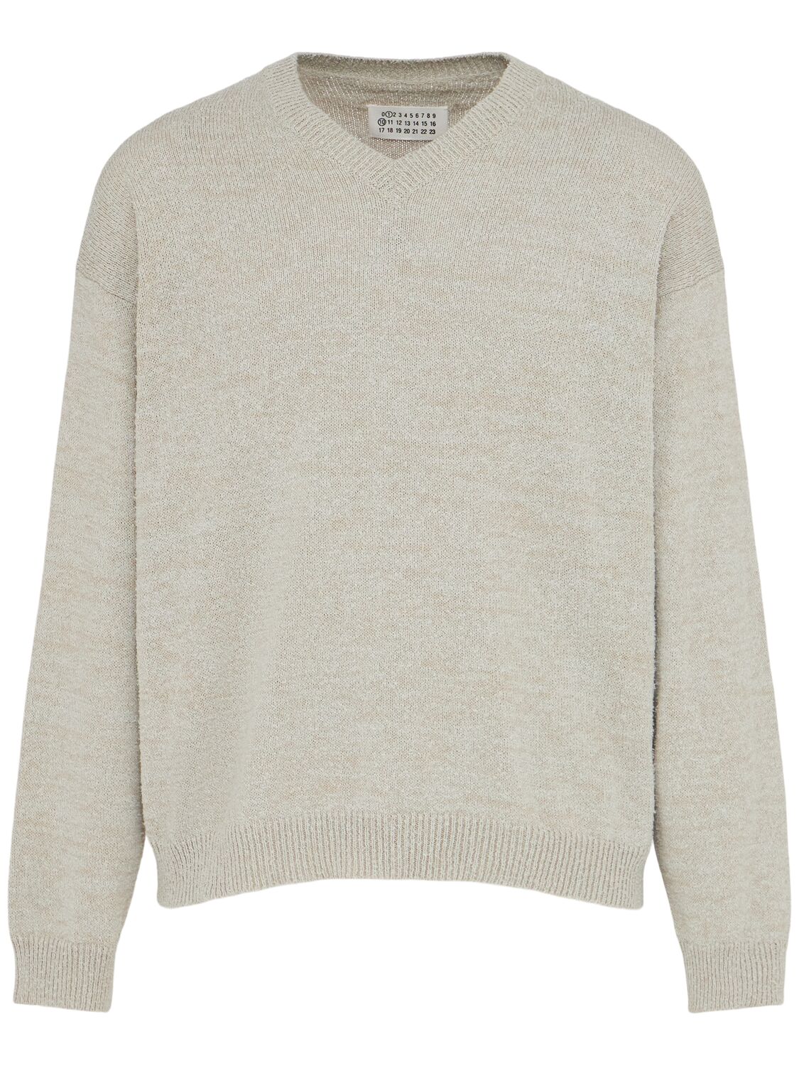 Pull En Maille Bouclée Légère Calibre 7 - MAISON MARGIELA - Modalova