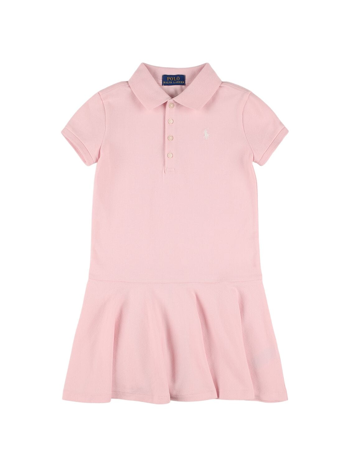 Cotton Blend Piquet Polo Dress
