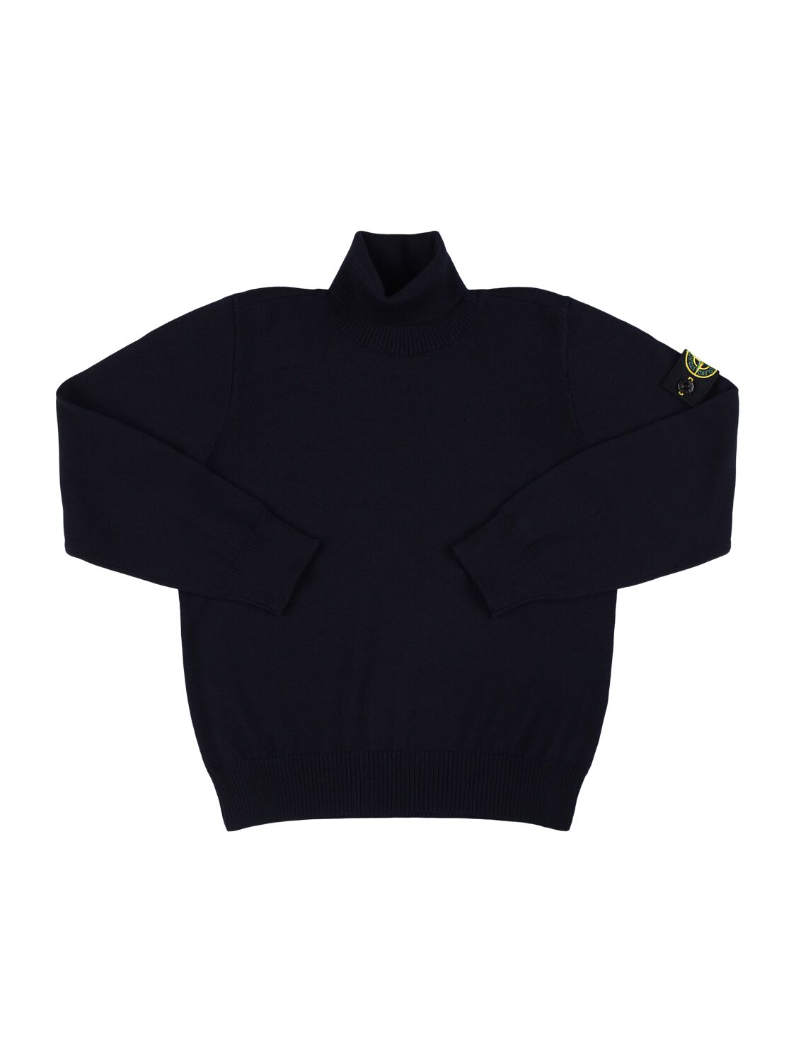 Wool Knit Turtleneck Sweater