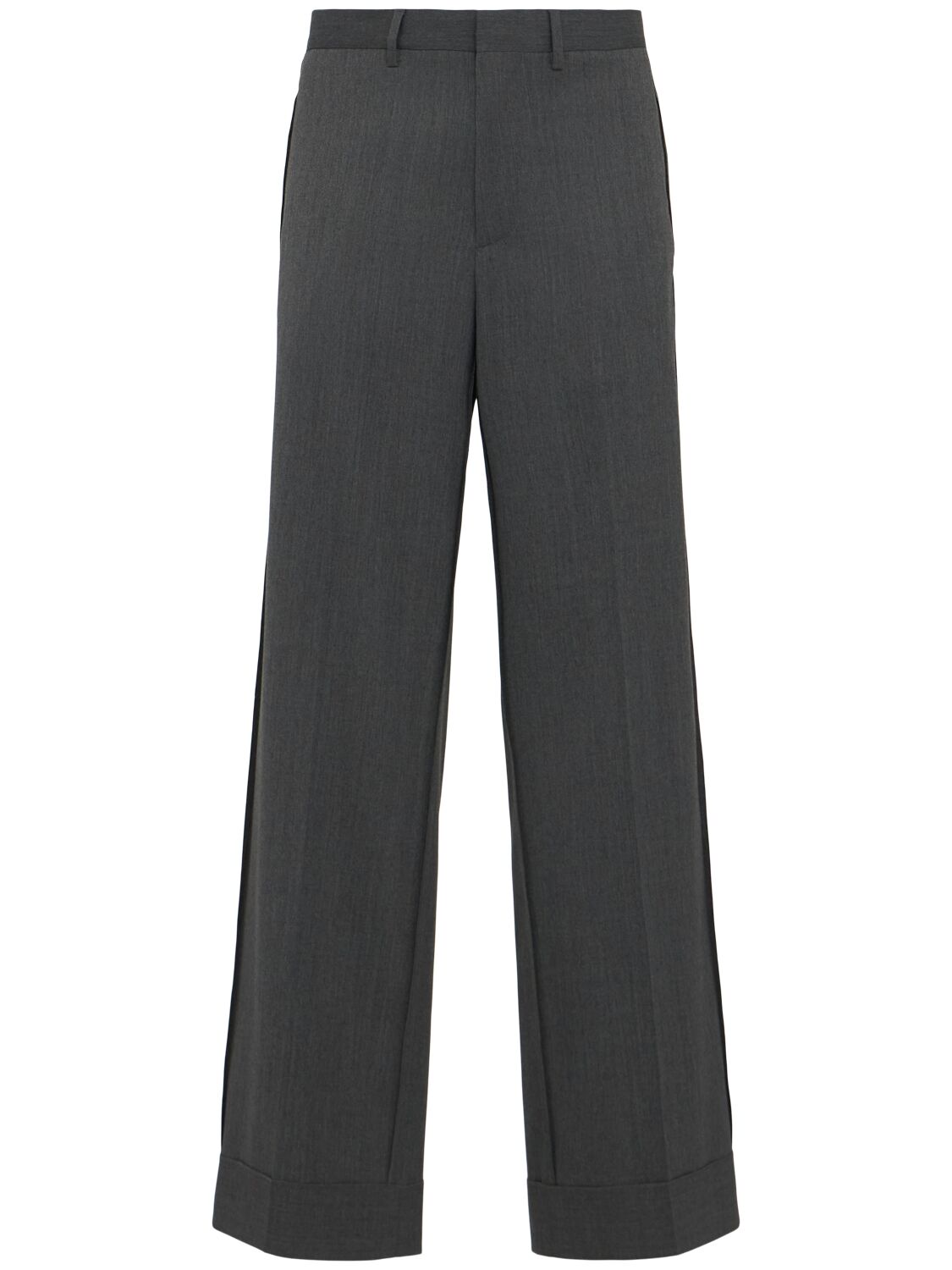 Pantalon En Laine Mélangée - MM6 MAISON MARGIELA - Modalova