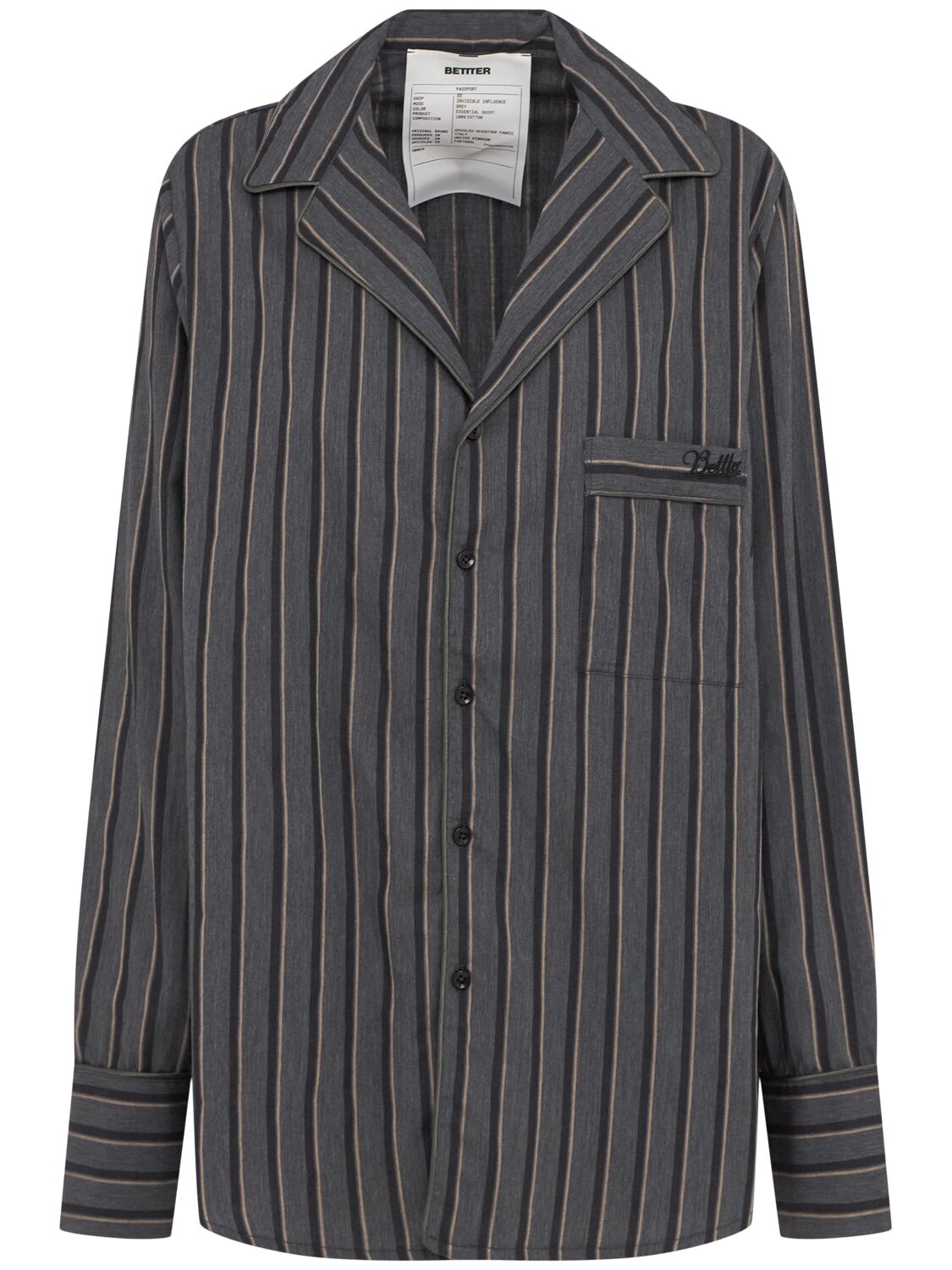 Essential Striped Cotton Shirt
