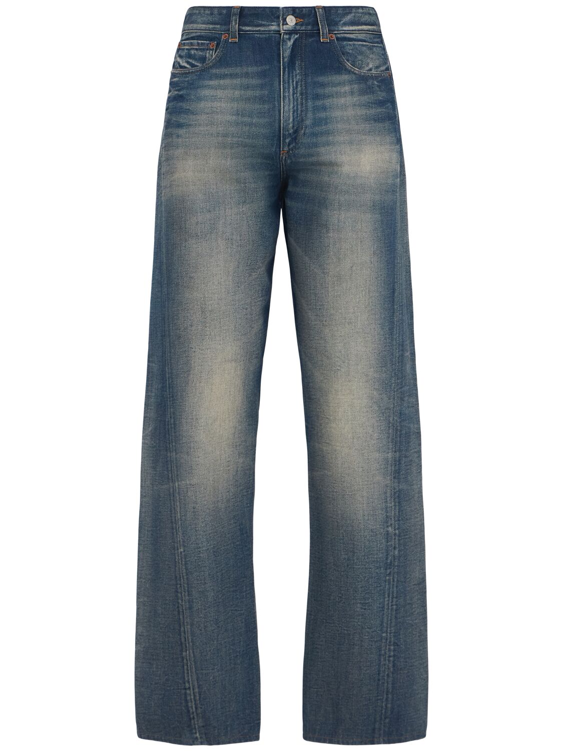 Wide Leg Denim Jeans