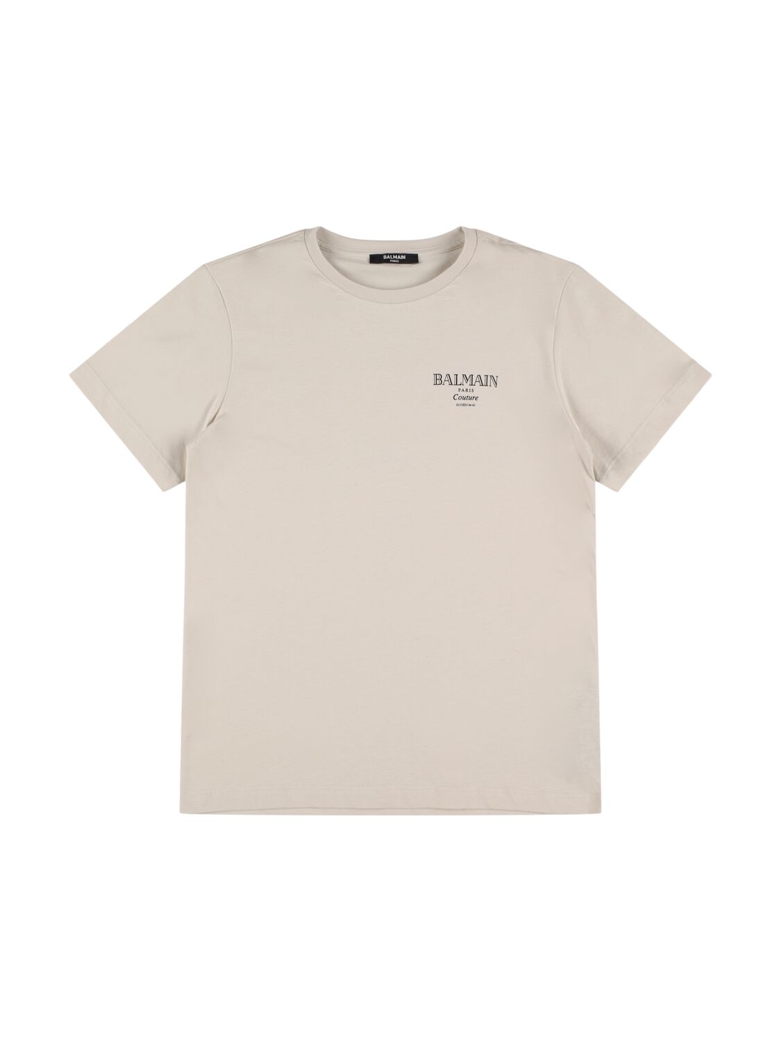 BALMAIN Cotton Jersey T-shirt W/logo