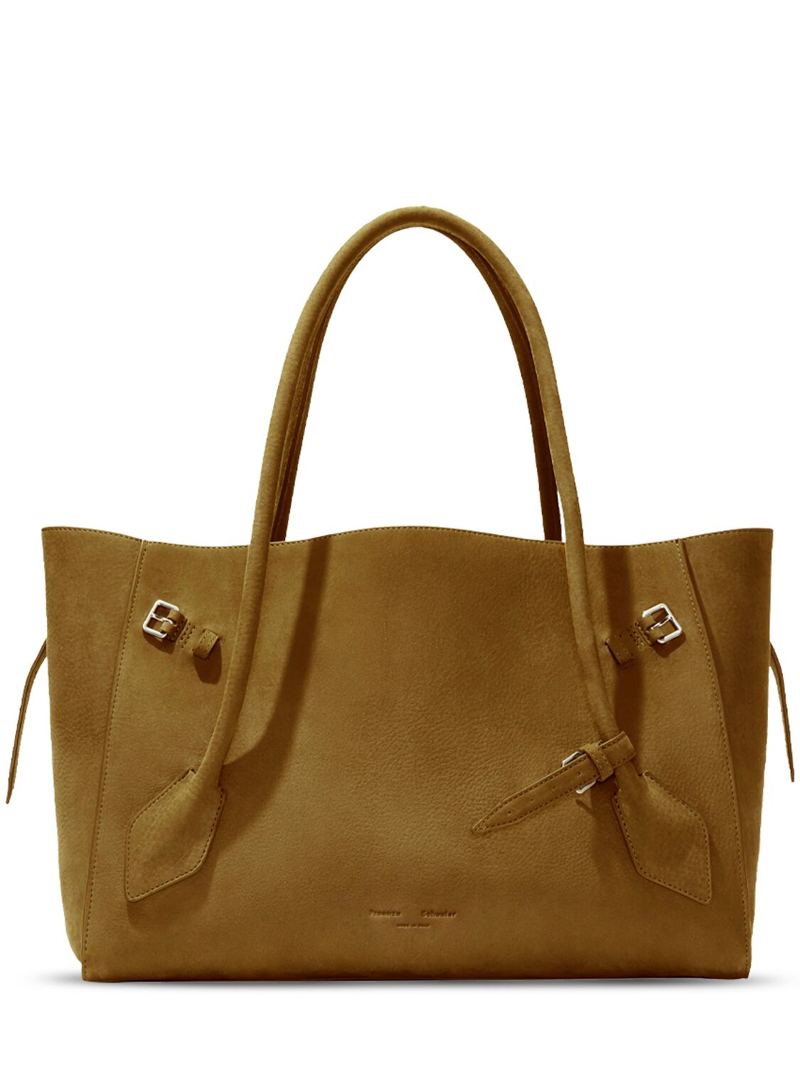 Proenza Schouler Small Tate Nubuck Shoulder Bag In Brown