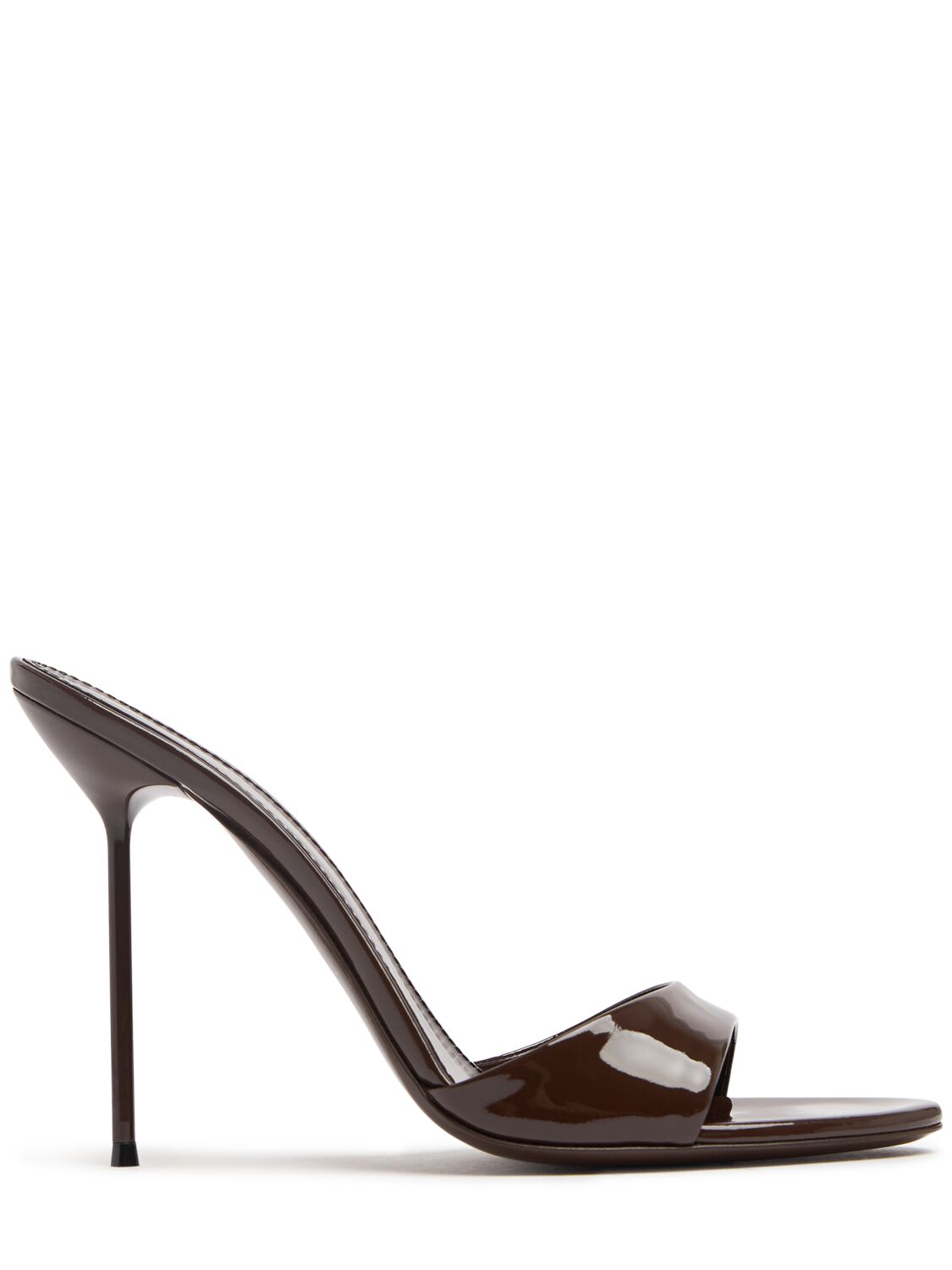 105mm Lidia Patent Leather Mules