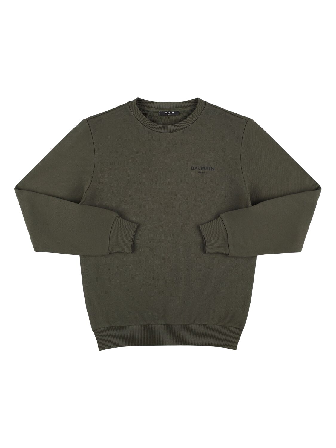 BALMAIN Cotton Sweatshirt W/logo