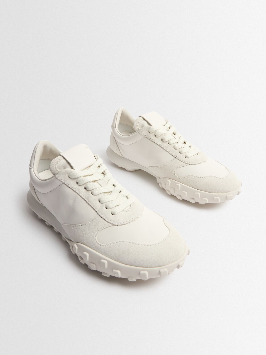 Jil Sander Tech Low Top Sneakers In White