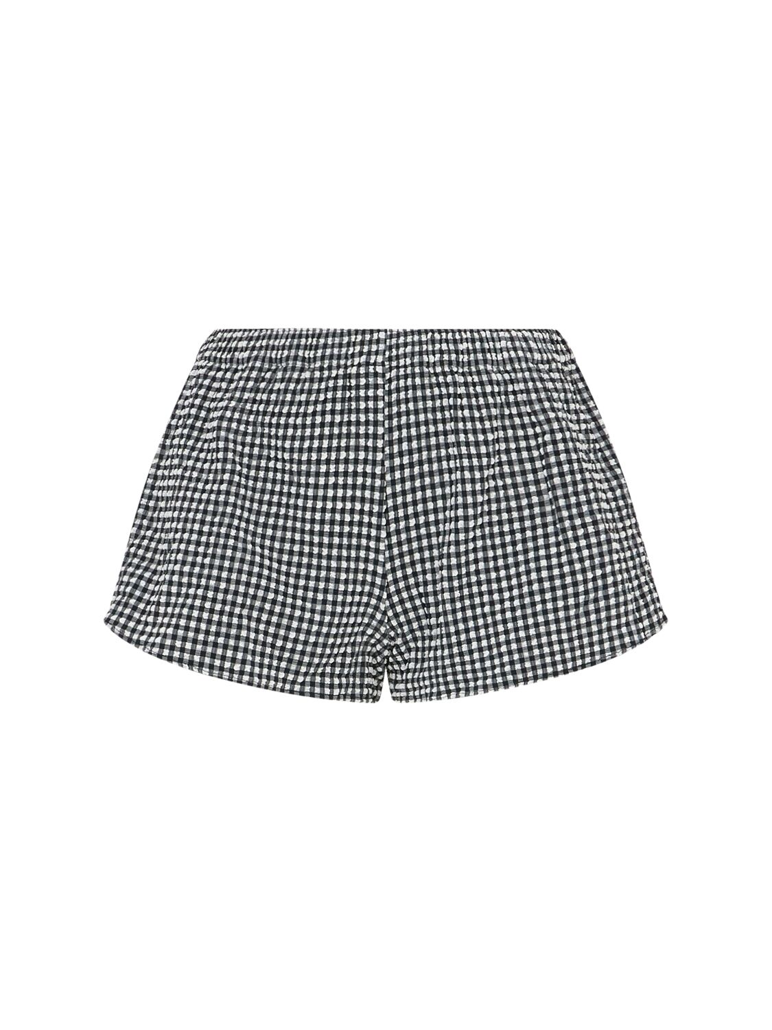 Vichy Printed Runner Shorts