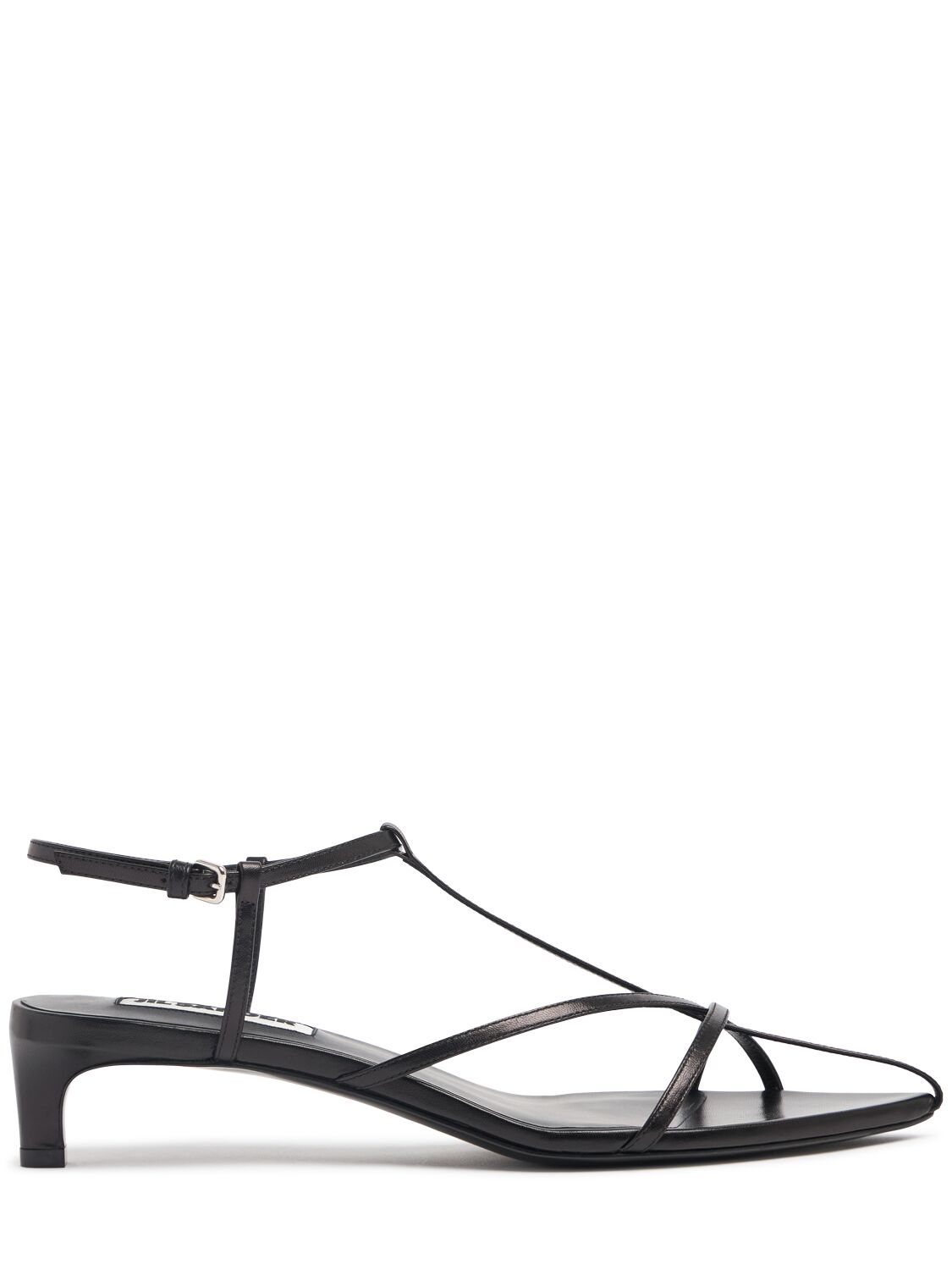 Sandales En Cuir T-bar 35 Mm - JIL SANDER - Modalova