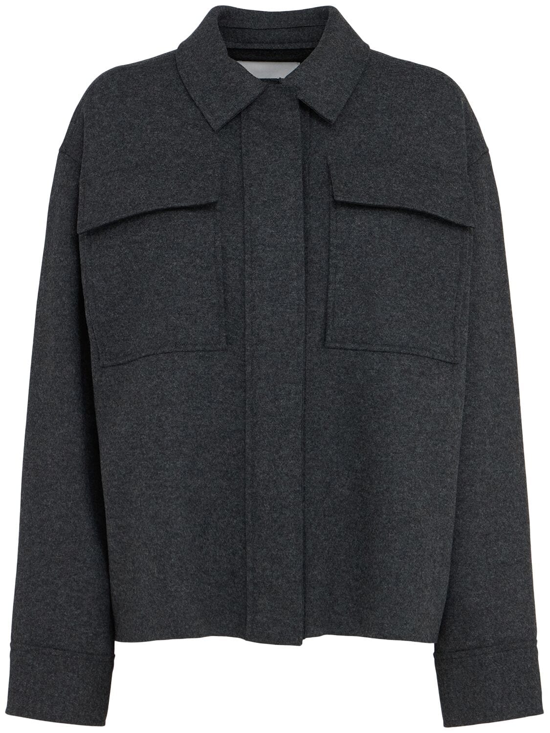 Compact Wool Blend Shirt